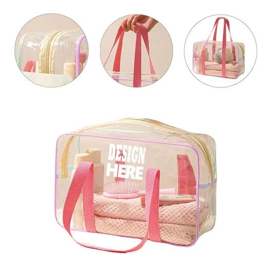 Transparent Travel Makeup And Toiletries Bag Free Shipping