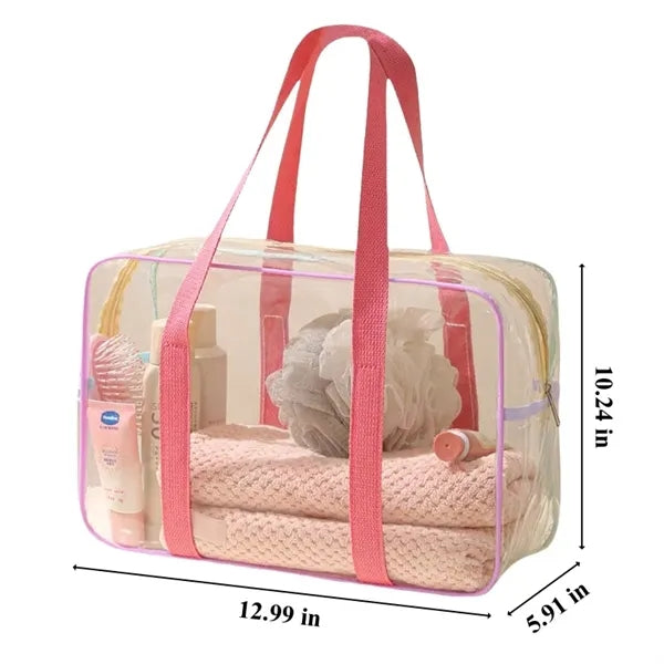 Transparent Travel Makeup And Toiletries Bag Free Shipping