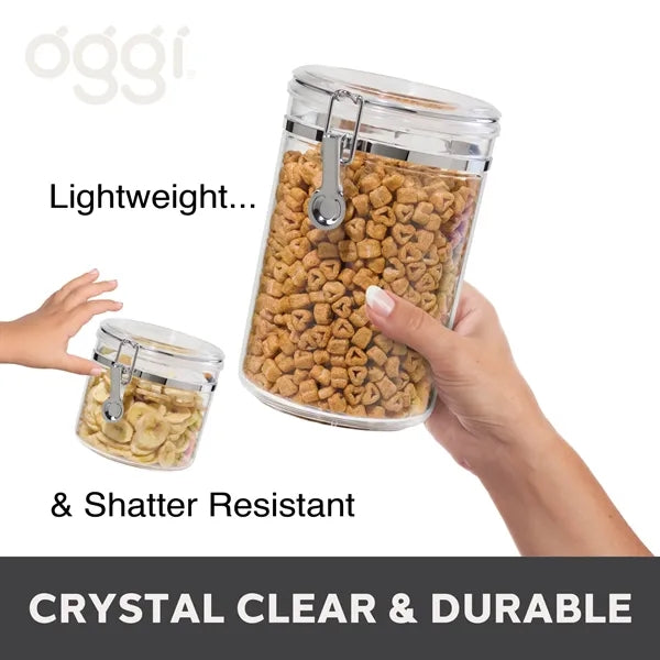 Ultra-Seal Clear Acrylic Food Canister - Kitchen Essential