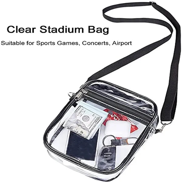 Clear Crossbody Purse Bag