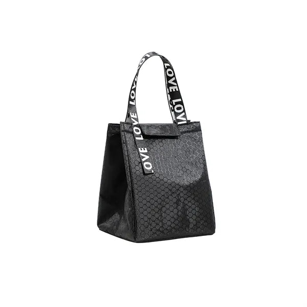 Football Pattern Insulated Lunch Bag for Work & School