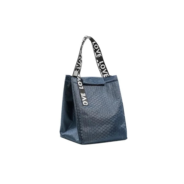 Football Pattern Insulated Lunch Bag for Work & School