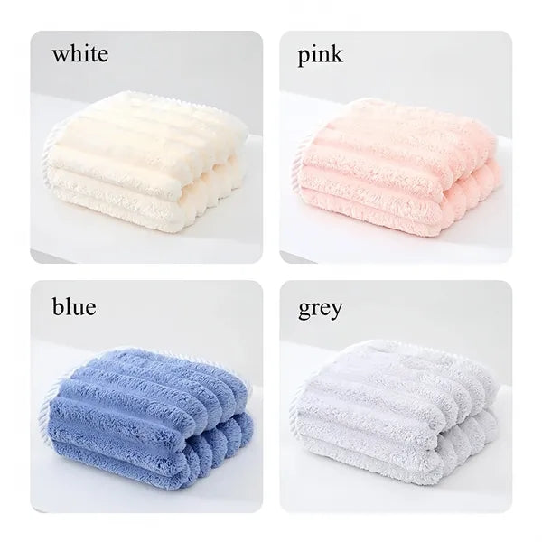 Coral Velvet Towel Extra Large Ultra Absorbent Free Shipping