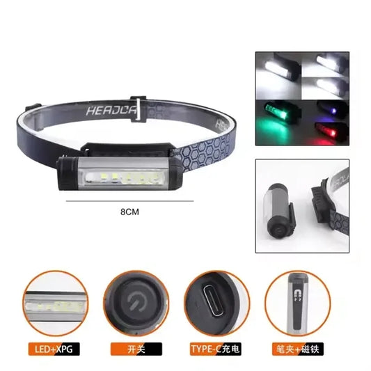 Outdoor Mini Headlamp Fishing Working Headlight