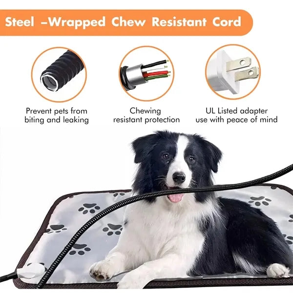 Electric Heating Pad for Pets - Soft & Safe