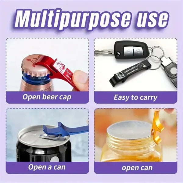 Durable Metal Keyring Bottle Opener