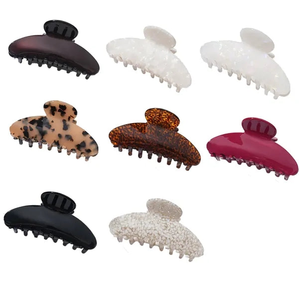 Fashion Colorful Women 4.33Inch Large Acetate Hair Clip