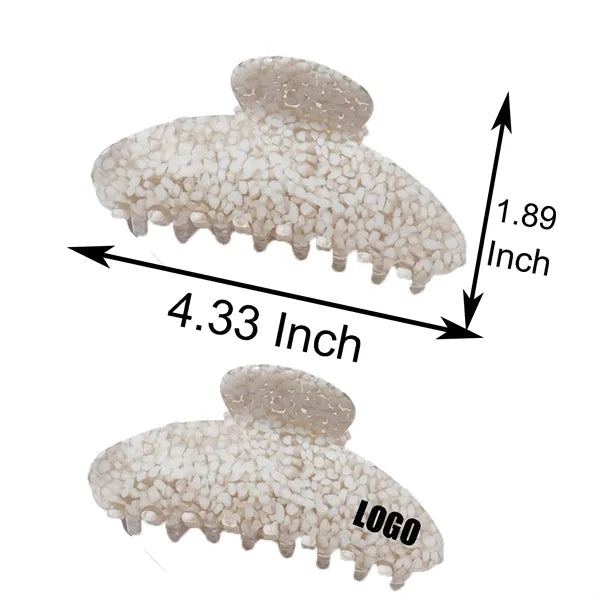 Fashion Colorful Women 4.33Inch Large Acetate Hair Clip