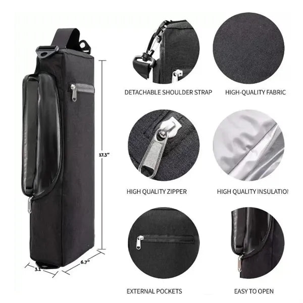 Golf Cooler Bag 6 Cans Ice Pack with Strap