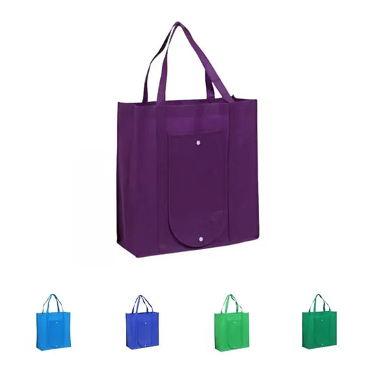 Foldable non-woven fabric bag