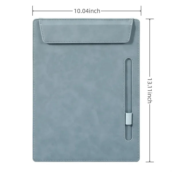 A4 Leather Magnetic Folder Board Writing Pad With Pen Slot