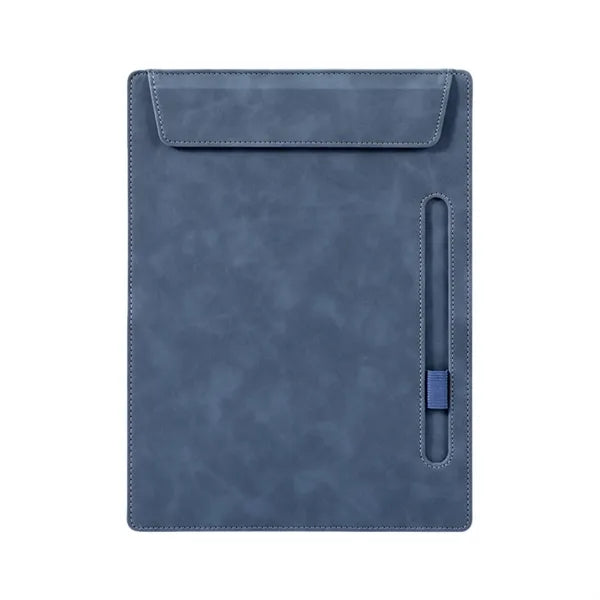 A4 Leather Magnetic Folder Board Writing Pad With Pen Slot