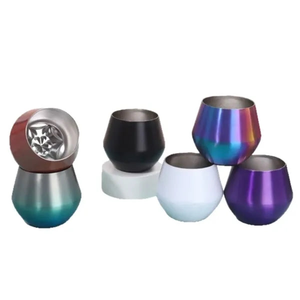 14oz Stainless Steel Wine Goblet with Detachable Stem Cup