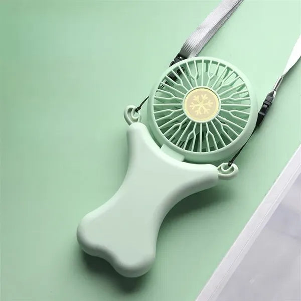 Personal Necklace Mini Fan 300mAh Hands-Free USB 3 Settings