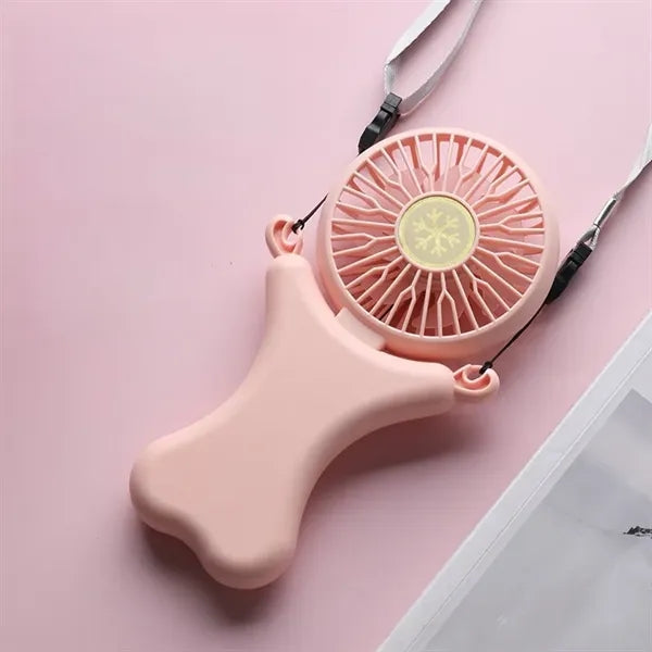 Personal Necklace Mini Fan 300mAh Hands-Free USB 3 Settings