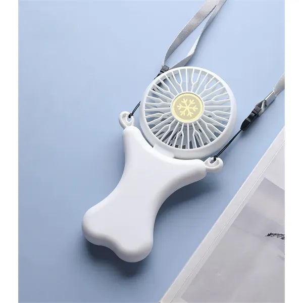 Personal Necklace Mini Fan 300mAh Hands-Free USB 3 Settings