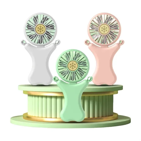 Personal Necklace Mini Fan 300mAh Hands-Free USB 3 Settings