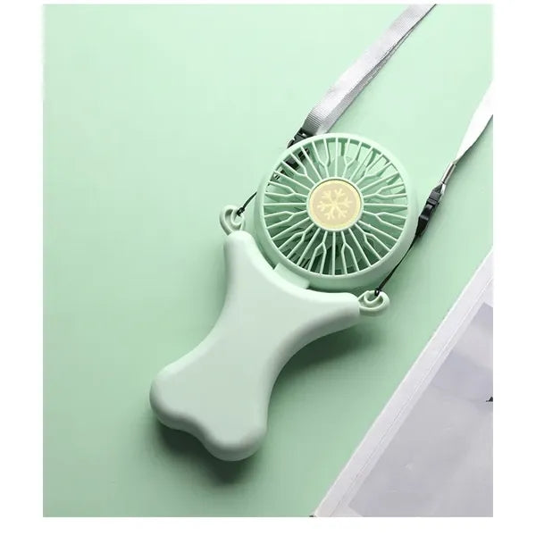Personal Necklace Mini Fan 300mAh Hands-Free USB 3 Settings