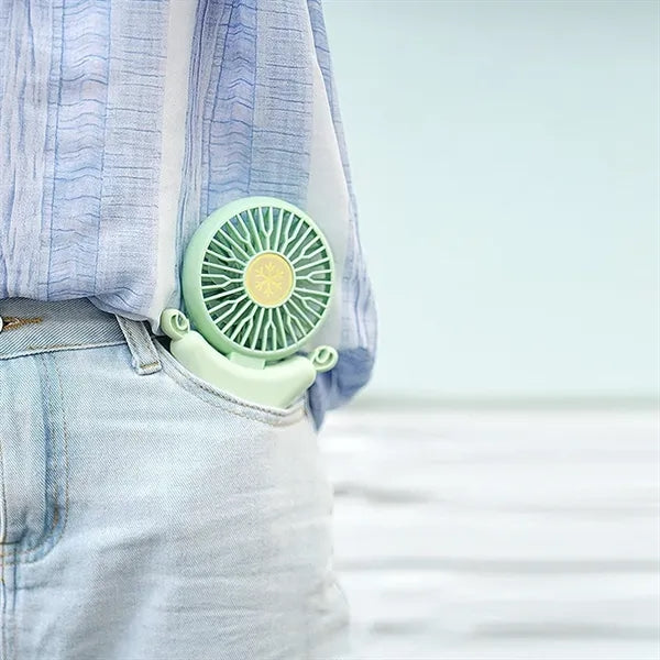 Personal Necklace Mini Fan 300mAh Hands-Free USB 3 Settings