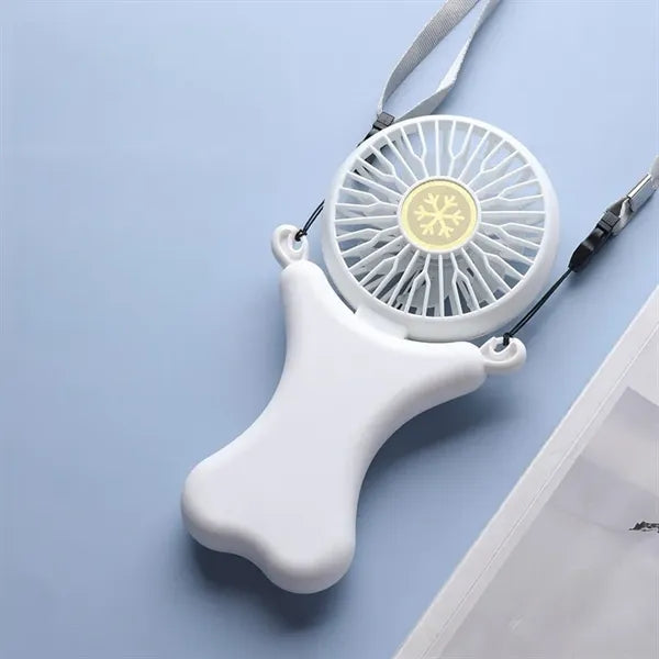 Personal Necklace Mini Fan 300mAh Hands-Free USB 3 Settings