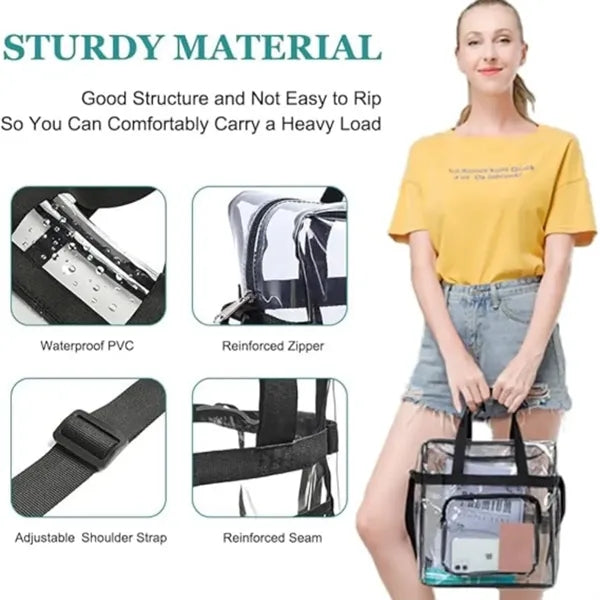 Transparent tote bag