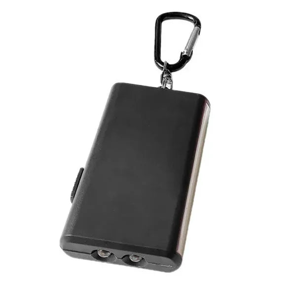 Dual Led Light Torch With Carabiner Clip