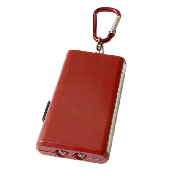 Dual Led Light Torch With Carabiner Clip