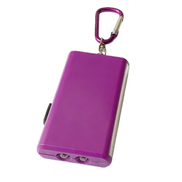 Dual Led Light Torch With Carabiner Clip