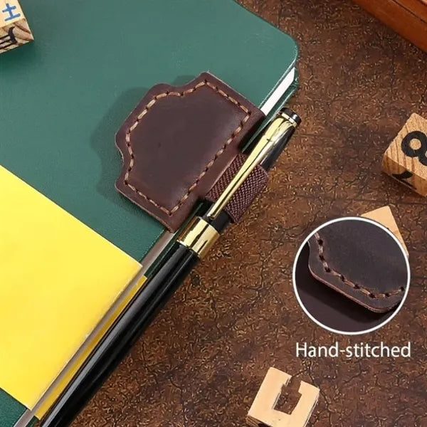 Magnetic Leather Pen Holder Clip