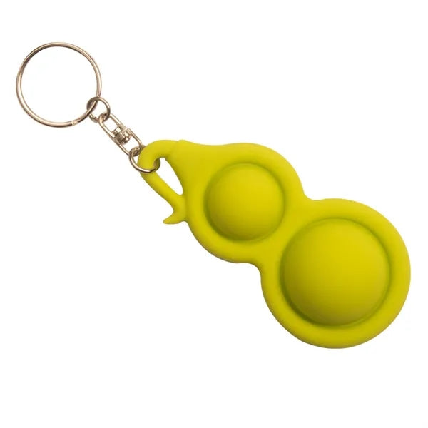 Dimple Gourd Shape Key Chain Fidget Toy