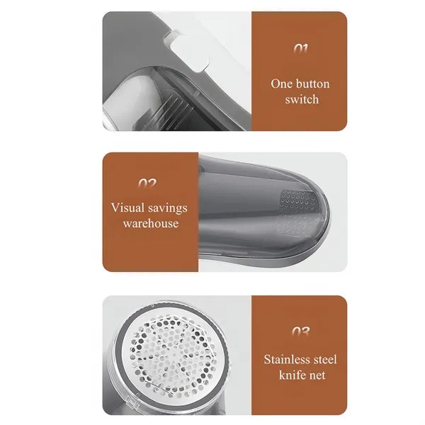 Fabric Shaver With Mesh & Visual Storage Free Shipping