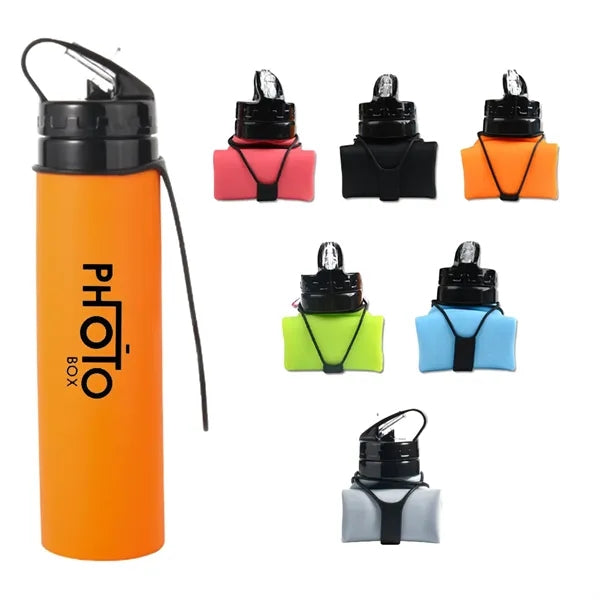 Silicone foldable water bottle