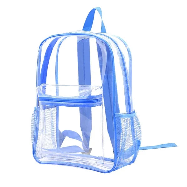 PVC Clear Backpack Heavy Duty with Padded Straps