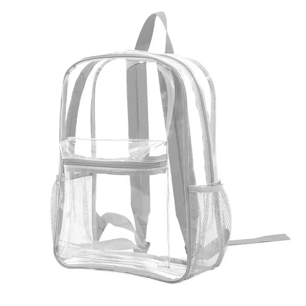 PVC Clear Backpack Heavy Duty with Padded Straps