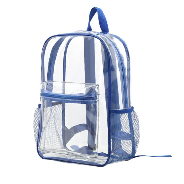 PVC Clear Backpack Heavy Duty with Padded Straps