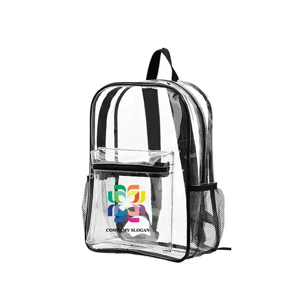 PVC Clear Backpack Heavy Duty with Padded Straps