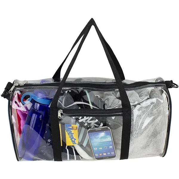 Large Clear Soft Gym Duffel Bag