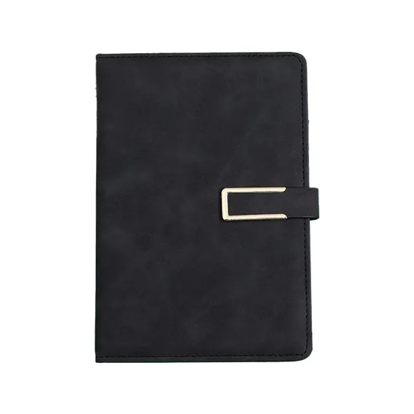 Soft-Touch Suede Leather Magnetic Business Notebook