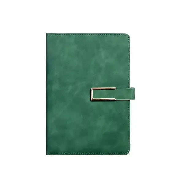 Soft-Touch Suede Leather Magnetic Business Notebook