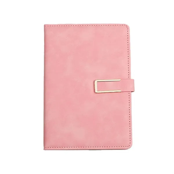 Soft-Touch Suede Leather Magnetic Business Notebook