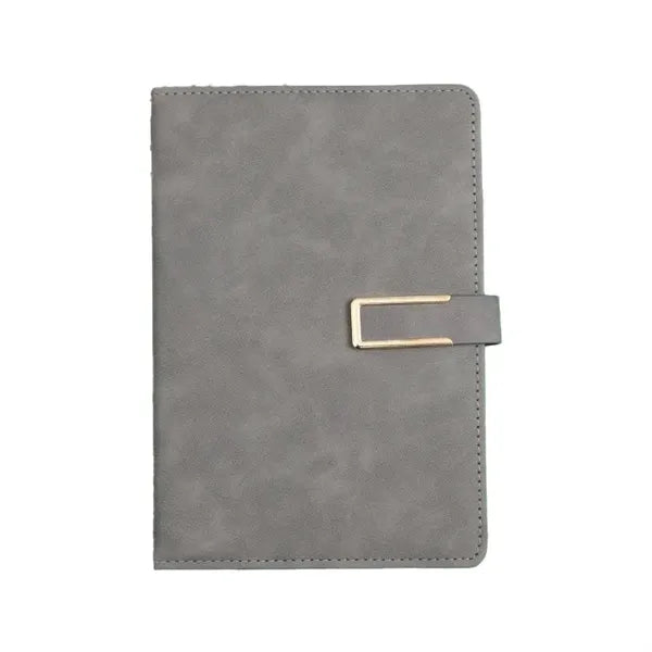 Soft-Touch Suede Leather Magnetic Business Notebook