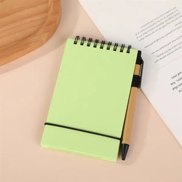 Mini Spiral Notebook with Pen