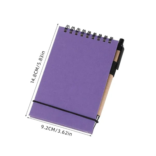 Mini Spiral Notebook with Pen