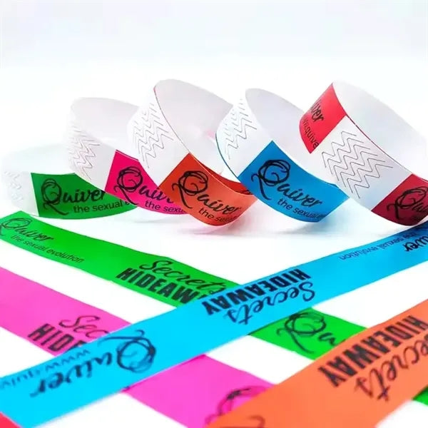 3/4'' Disposable Paper Wristbands for Events