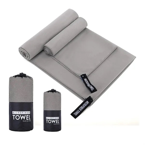 Quick Dry Sand Free Microfiber Towel with Travel Pouch