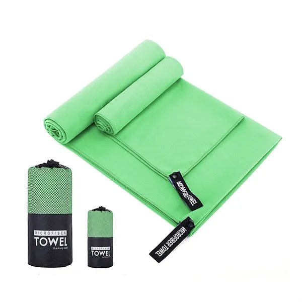 Quick Dry Sand Free Microfiber Towel with Travel Pouch
