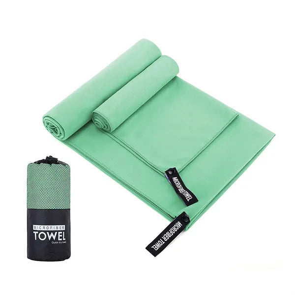 Quick Dry Sand Free Microfiber Towel with Travel Pouch
