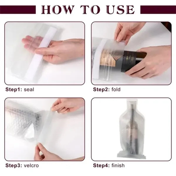 Protective Wine Bottle Bubble Bag