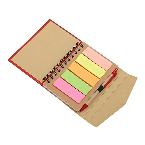 Magnetic Notebook W/ Pens & Sticky Notes