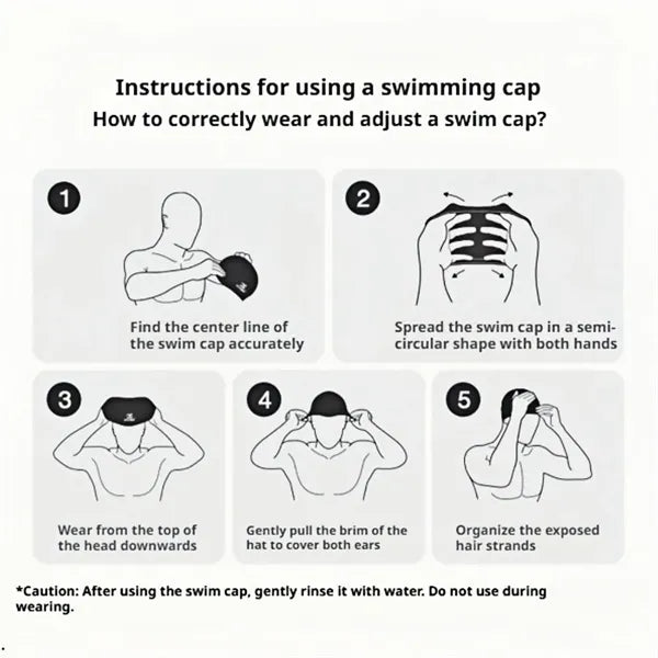 Silicone Non-Slip Swim Cap